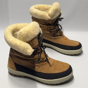 ALPINE design Ortholite winter Boots Mens Size 11 Tan and black Waterproof